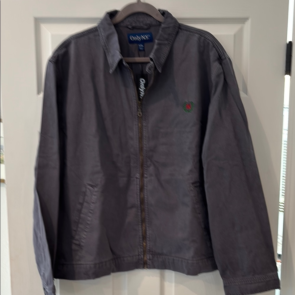Only NY 100% Cotton Casual Zip-Up Men's Jacket